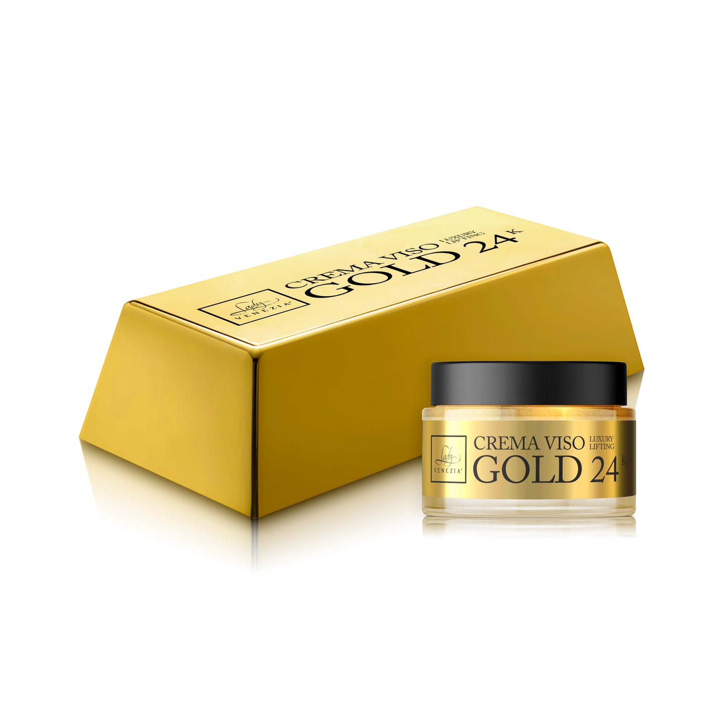 Crema viso Gold 24K - Luxury Lifting con Oro Colloidale - Con Sacchetto Oro