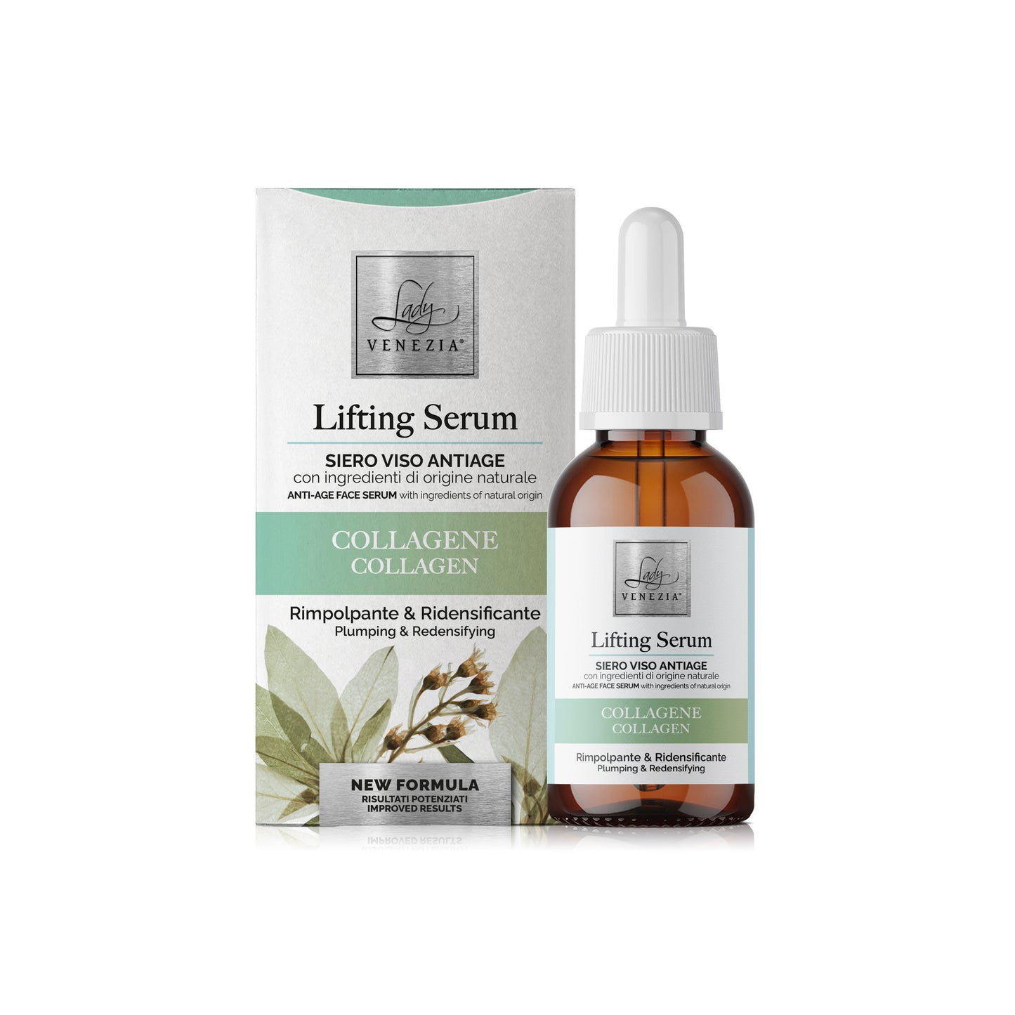 Siero Viso Antirughe al Collagene Rimpolpante -30 ml