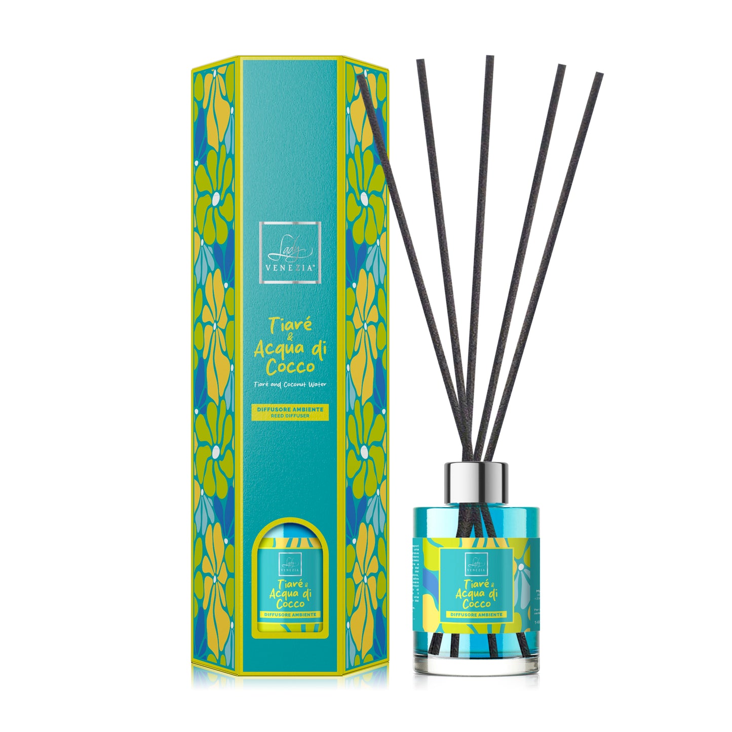 Diffusore Ambiente "Bloom" con Bastoncini - 6 fragranze - 140 ml