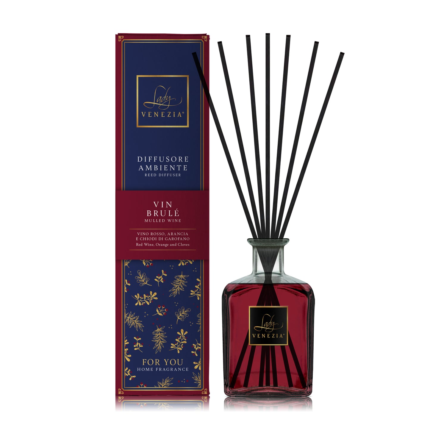 Maxi Diffusore Ambiente con Bastoncini - 2 Fragranze - 1 Litro