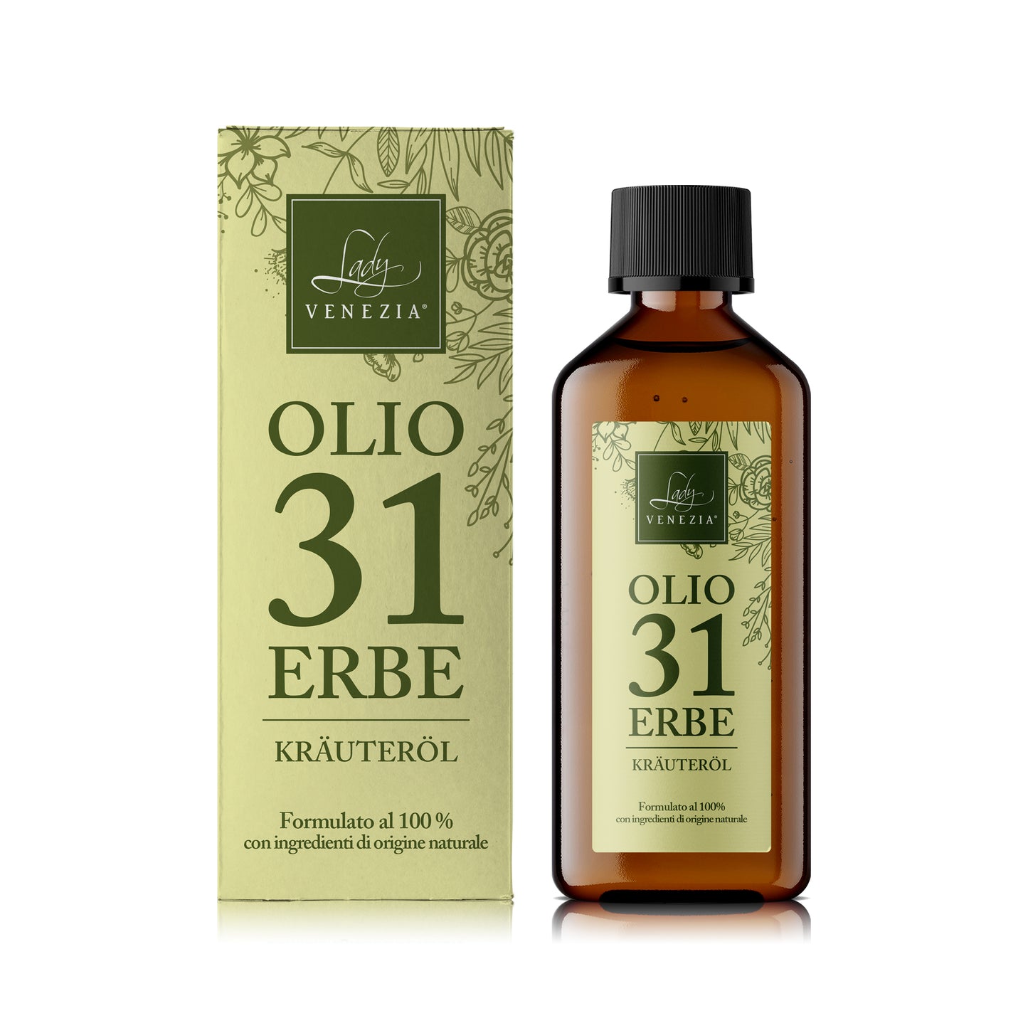Olio Essenziale 31 Erbe Krauterol Flacone - 100 ml