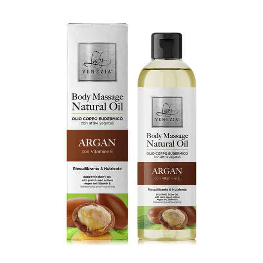 Body Massage Natural Oil - Argan, riequilibrante e nutriente 250 ml