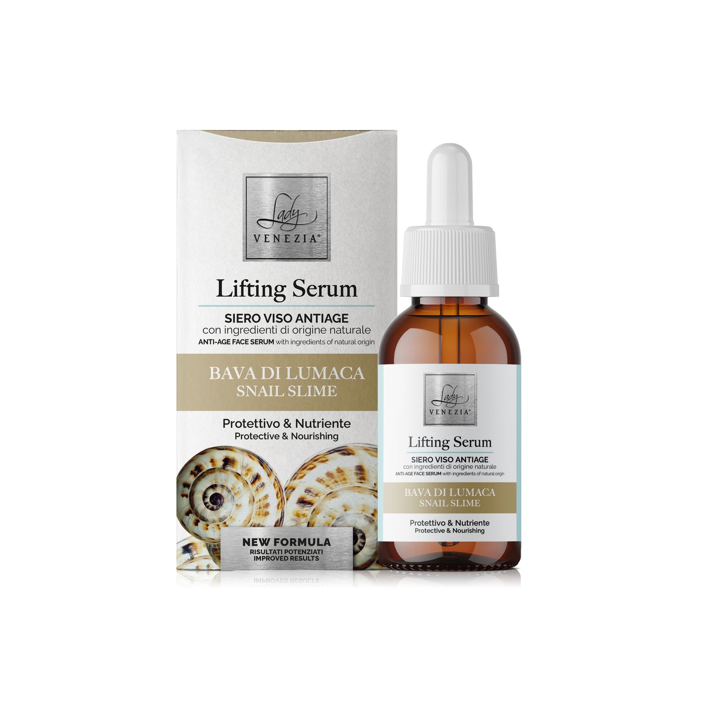 Siero Viso Antirughe Bava di Lumaca - 30 ml