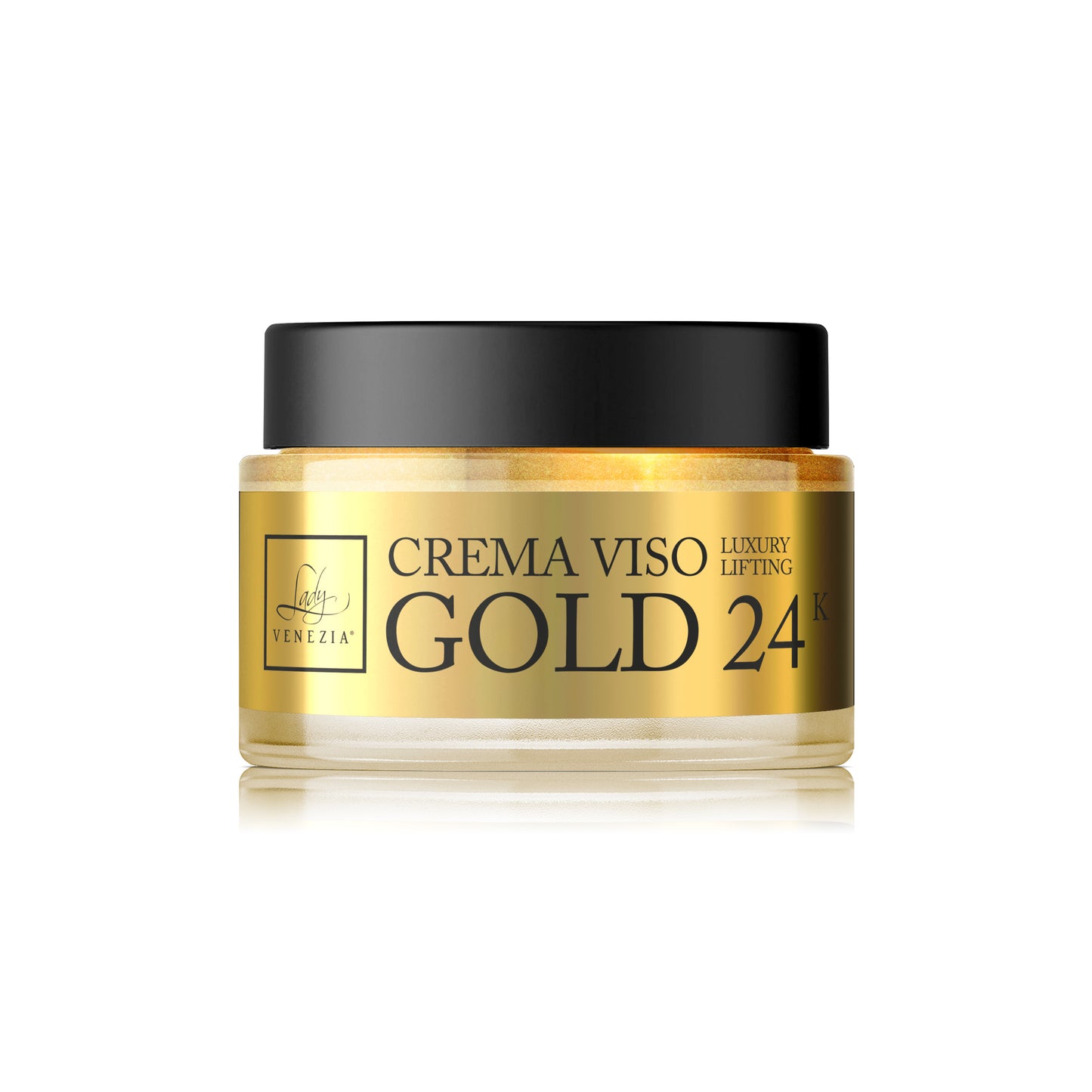 Crema viso Gold 24K - Luxury Lifting con Oro Colloidale - Con Sacchetto Oro Regalo di Natale