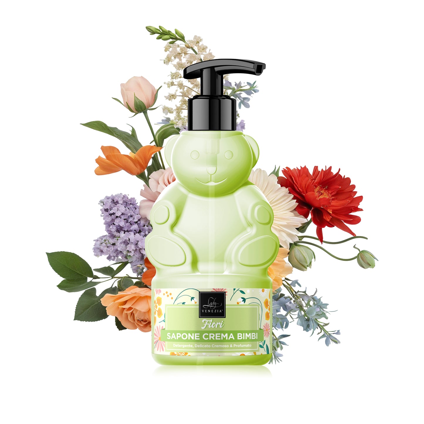 Sapone Crema Bimbi - Detergente, Delicato, Cremoso e Profumato