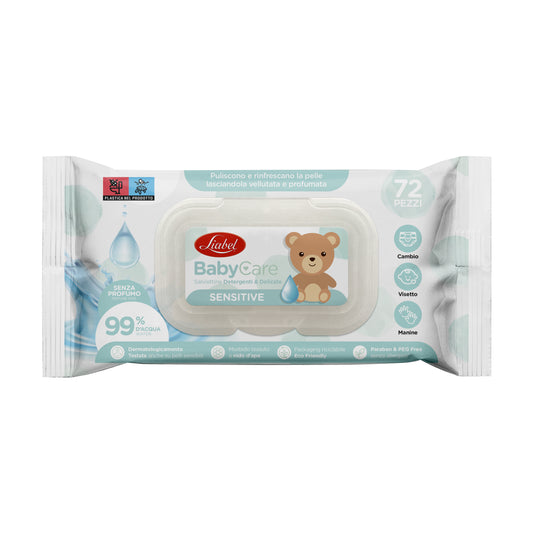 Liabel - Salviette Baby Care - 72 pz - Fragranze Assortite