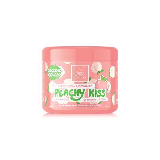 Maschera lisciante PEACHY KISS per capelli Lisci con Proteine della Seta