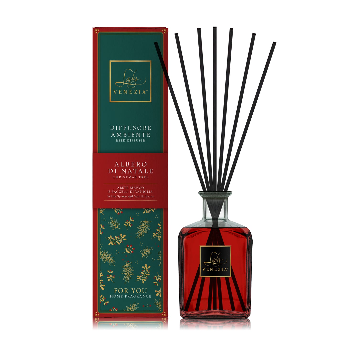 Maxi Diffusore Ambiente con Bastoncini "Albero di Natale" - 1 Litro