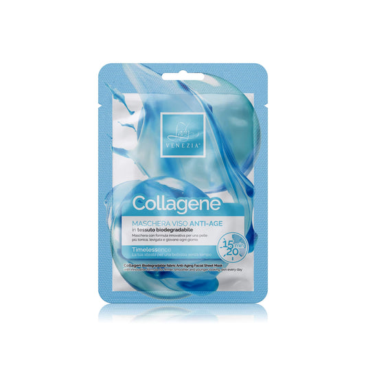 Maschera Viso in Tessuto Anti-age Timelessence - Collagene