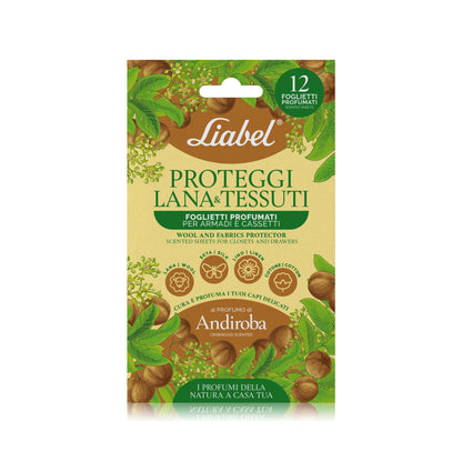 Proteggi Lana & Tessuti Liabel - 12 Foglietti Profumati