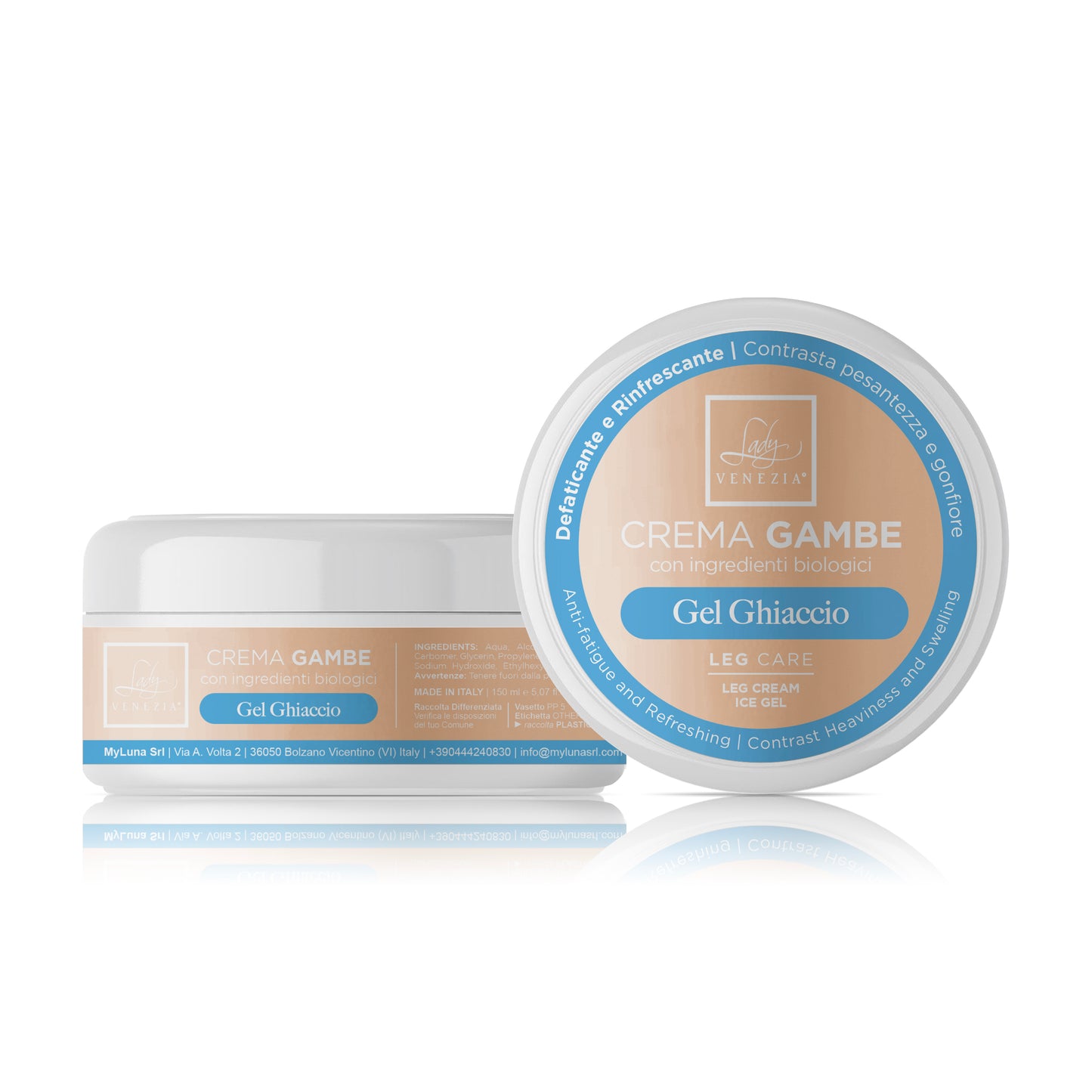 Crema Gambe Gel Ghiaccio - 150 ml