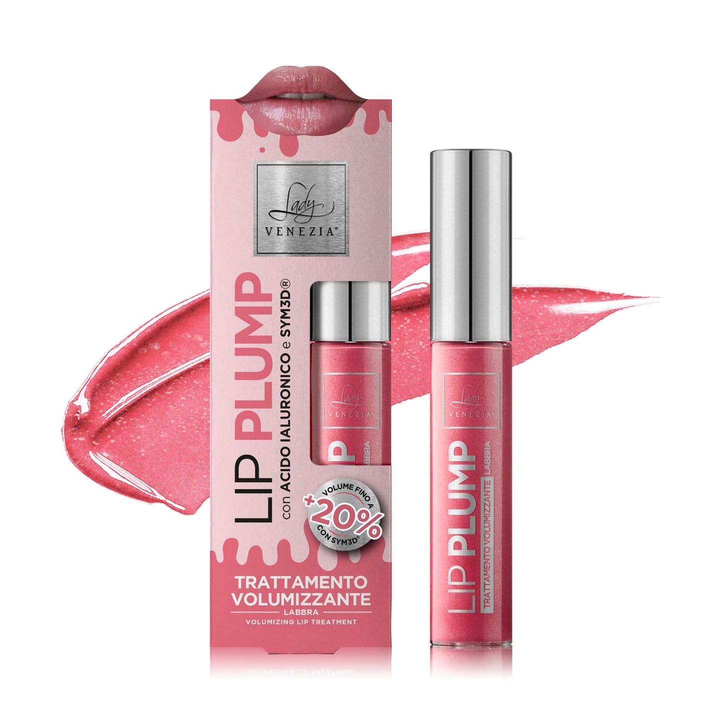 Trattamento Volumizzante Labbra - Lip Plump con Acido Ialuronico e SYM3D - Varie Colorazioni