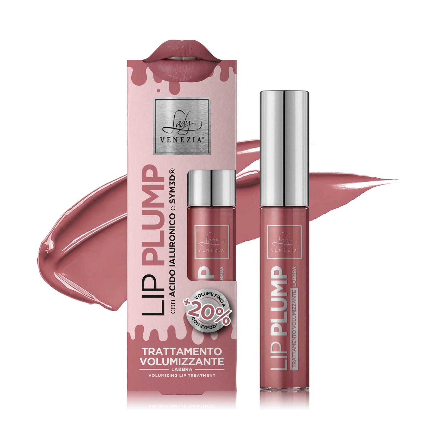 Trattamento Volumizzante Labbra - Lip Plump con Acido Ialuronico e SYM3D - Varie Colorazioni